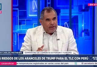 Juan Carlos Mathews: Mientras no se toque el TLC entre Perú y EE.UU., estaríamos en ventaja