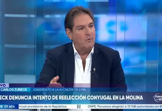 Juan Carlos Zureck: Le decimos no a la reelección conyugal