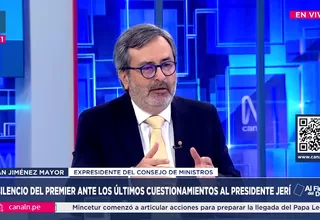 Juan Jimenez Mayor: Hay una cuestión preocupante en el manejo de la Presidencia