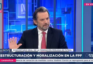 Juan Matute: Cuando fui secretario de FPF se nombró una comisión para la reestructuración