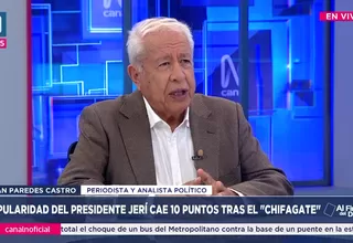 Juan Paredes Castro: Jerí parecía la persona ideal para la transición