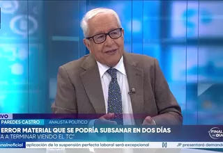Juan Paredes Castro: Obras tiene  mayor independencia