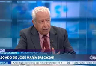 Juan Paredes Castro: Pedro Castillo no califica, ni merece el indulto