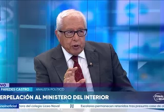 Juan Paredes Castro sobre facultades legislativas: Hay un núcleo duro de Juntos por el Perú donde tú no ves una posibilidad de negociación