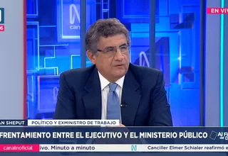 Juan Sheput: Santiváñez no quiere ningún tipo de cuestionamientos