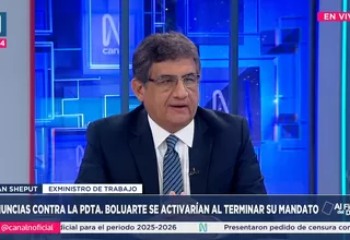 Juan Sheput: La vacancia presidencia podría surgir a medida que avanzan las investigaciones