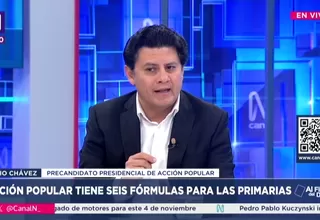 Julio Chávez: No postularé al Congreso, solo a la presidencia