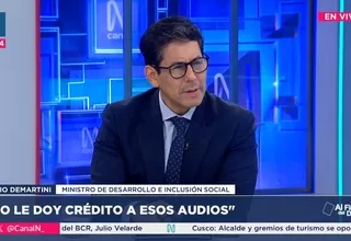 Julio Demartini: No hay ninguna disputa en el Gabinete 