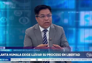 Julio Espinoza: El comportamiento de Ollanta Humala ha sido de sometimiento a la justicia