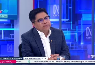 Julio Espinoza Goyena: Es penalización para policías que filtren información de operativos