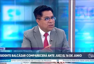 Julio Espinoza: El presidente Balcázar ya había sido citado a esta audiencia desde agosto