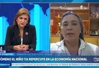 Karla Schaefer: Hay una inacción de todas las instancias del Estado ante El Niño