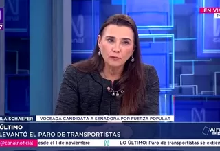 Karla Schaefer: El Perú vive con miedo