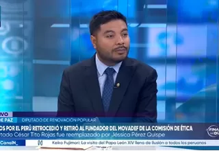 Leo de Paz: Ahora Nación tendrá que presentar otra persona en vez de Colchado en la Comisión de Ética