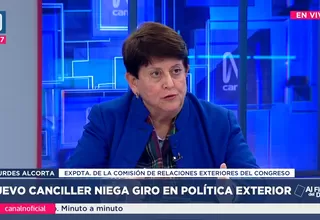 Lourdes Alcorta: La salida de Javier González-Olaechea de la Cancillería fue una sorpresa