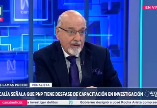 Luis Lamas Puccio: Darle estas prerrogativas a la PNP es fomentar un Estado policiaco