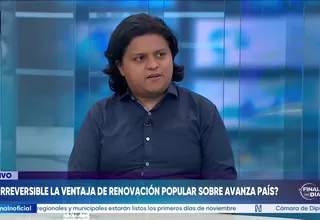 Luis Rivera: Sería improbable que se revierta el margen entre Renovación Popular y Avanza País
