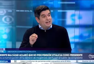 Luis Roel: El indulto para Pedro Castillo no procede porque tiene un proceso en curso