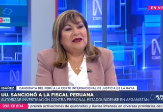 Luz Ibáñez, candidata del Perú a la Corte de La Haya, cuestionó falta de respaldo del Estado peruano a su postulación