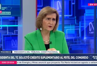 Luz Pacheco: Veremos con prontitud la acción de amparo de Martín Vizcarra contra la inhabilitación del Congreso