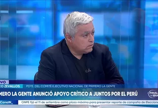 Marco Zevallos: De manera casi unánime decidimos apoyar a Juntos por el Perú