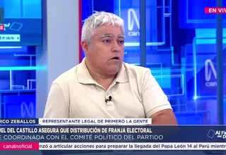 Marco Zevallos: Nunca fue criterio del partido otorgar cualquier monto para abrir producciones