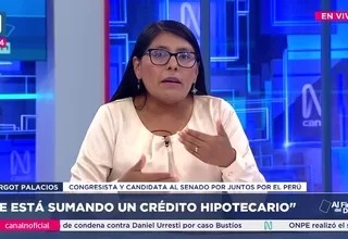 Margot Palacios: Se está sumando un crédito hipotecario