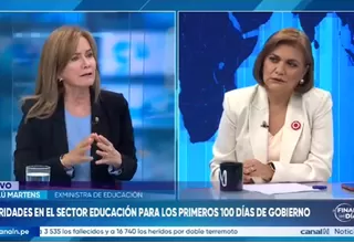 Marilú Martens: Cambio de ministro de Educación refleja la crisis de gobernanza que estamos viviendo en el sector