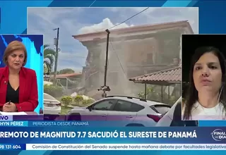 Marlhyn Pérez: Ocurrió el terremoto en Panamá y quedamos sin agua