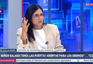 Maro Villalobos: Salardi tenía las puertas abiertas para los gremios
