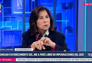 Martha Chávez: Adrianzén está actuando como escudero rudimentario