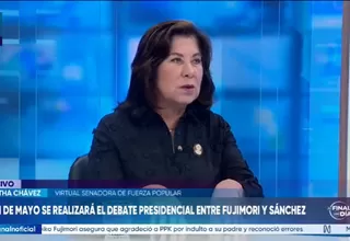 Martha Chávez: El plan de gobierno de Fuerza Popular fue elaborado por técnicos de distintas vertientes políticas