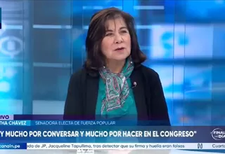 Martha Chávez:  Los problemas del Perú son tan grandes que no es posible pensar que solo con gente de Fuerza Popular se puedan solucionar