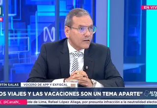 Martín Salas: Los viajes y vacaciones de César Acuña son un tema aparte