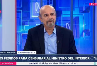 Mauricio Mulder: El Parlamento debe sacar al ministro del Interior