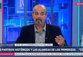 Mauricio Mulder: El segundo gobierno de Alan García fue el mejor de la historia del Perú