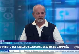 Mauricio Mulder: Valderrama tomó la decisión de no aparecer con figuras emblemáticas del partido