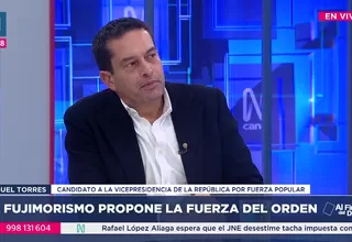 Miguel Torres: Me parece bien que el general Williams destaque una operación dirigida por Fujimori