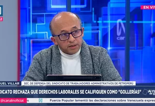 Miguel Villar: Culpo al gobierno de Pedro Castillo de la crisis de la empresa estatal