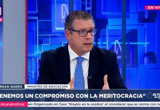 Morgan Quero: Estoy seguro que vamos a lograr un buen diálogo con el Sutep