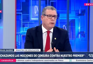 Morgan Quero: Rechazamos las mociones de censura contra nuestro poder