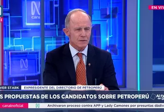 Oliver Stark: Respaldó la propuesta de Chiabra de permitir ingreso de capital hasta 49% en Petroperú