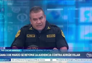 Óscar Arriola: La PNP ha pedido la prisión preliminar para Adrián Villar y Marisel Linares