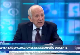 Óscar Becerra: Hay una penetración ideológica en el Minedu que ha ido avanzando a lo largo de los últimos 15 años