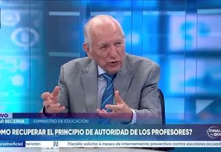Óscar Becerra sobre caso Liceo Naval: Está sucediendo en nuestra sociedad, no en este colegio solamente