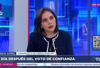 Patricia Juárez: La propuesta de la comisión es que se amplíe el REINFO un año