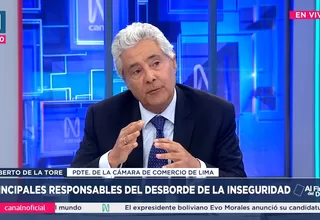 Presidente de la Cámara de Comercio de Lima resalta compromiso del Mininter tras reunión con empresarios