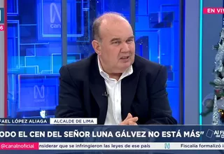 Rafael López Aliaga: "Es una persecución política contra Renovación" 