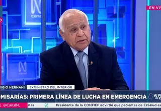 Remigio Hernani: La PNP ya ha creado unidades espaciales contra robos o secuestros 