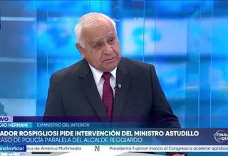 Remigio Hernani: Tiene que haber interpelación al ministro del Interior